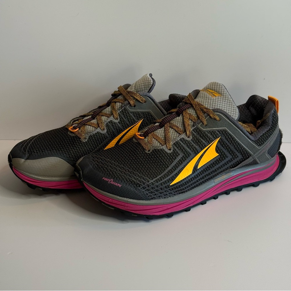 Altra Timp 1.5 Trail Running Shoes – Women’s Size 10 Gray/Plum Zero Drop - Picture 2 of 11